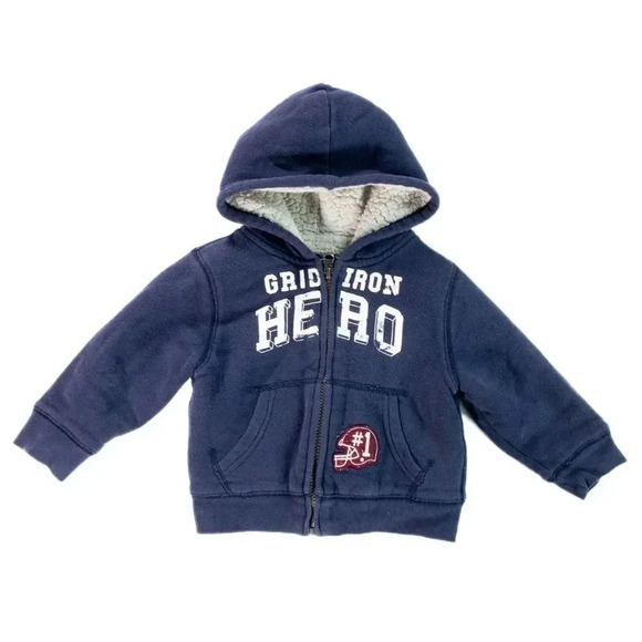 Children's Place Baby Navy Hoodie Jacket - Picture 1 of 3